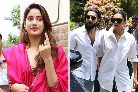 Mumbai Lok Sabha Elections: Ranveer Singh-Deepika Padukone, Janhvi Kapoor and more cast their votes