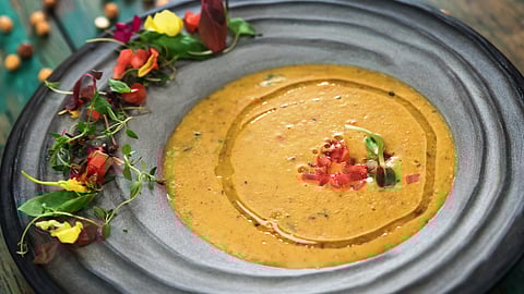 Fermented Roots and Bengal Gram Gazpacho