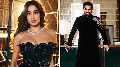 In frame: Janhvi Kapoor and Jr NTR