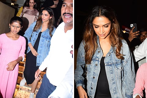Mom-to-be Deepika Padukone keeps it casual yet chic as she steps out for dinner date with family