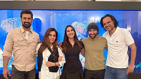 In frame: Kunal Kapoor with Saif Ali Khan and Jewel Thief team