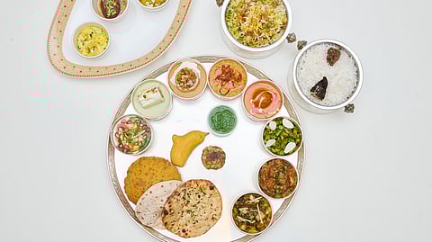 In frame: Grishma Ritu thali