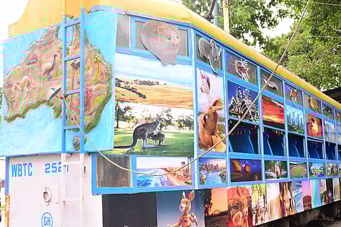This Kolkata tram gets decked up in elements of Australia
