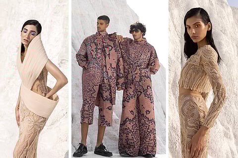 Outfits from Abhishek Sharma's Nadru collection