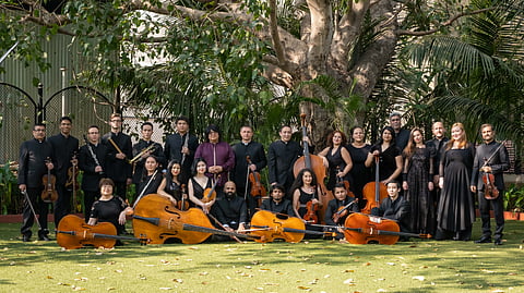 In frame: Symphony Orchestra of India