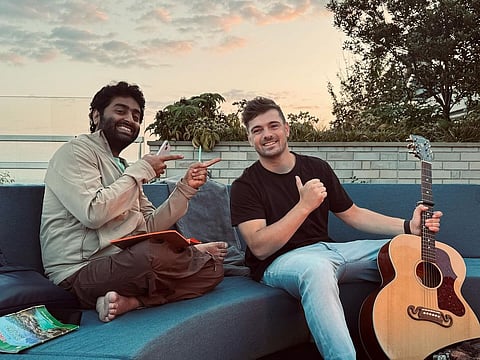 In frame: Arijit Singh and Martin Garrix