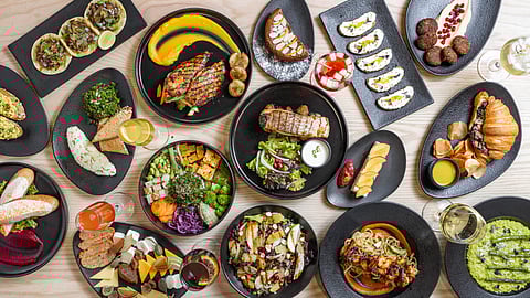 Assortment of dishes at Perch