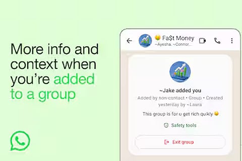 WhatsApp's new feature to help users stay safe in group messaging