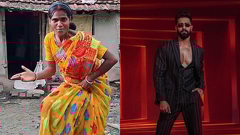 Rupali Sing (L); Vicky Kaushal from Tauba Tauba