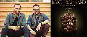 Raj & DK (L); series poster (R)