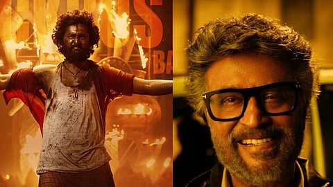 In frame: Nani in Dasara (L); Rajinikanth in Jailer (R)