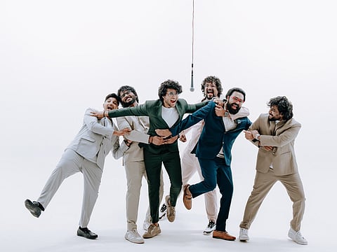 L - R: Moses, Shravan, Ayaan,
Teja, Eknath and Nishanth