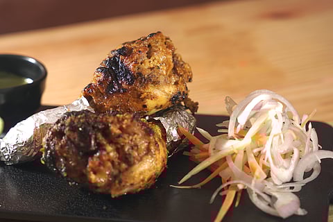 Stuffed chicken tangri