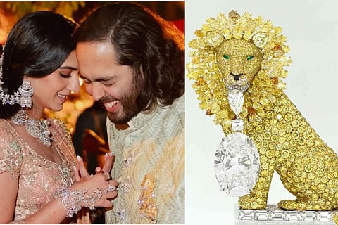 Anant Ambani sparkles in diamond brooch by Lorraine Schwartz
