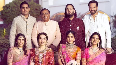 In Frame: The Ambani family