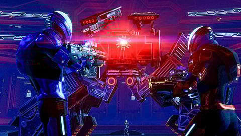 A still from the Singularity VR game