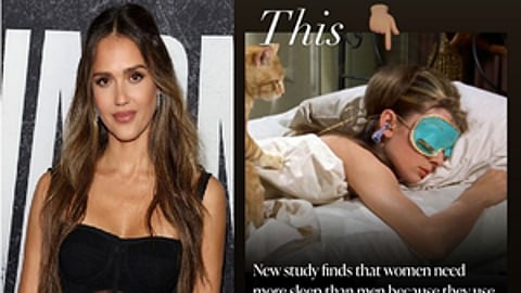Jessica Alba endorses more sleep for women, cites new research