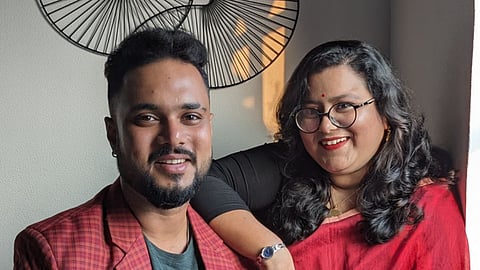 Chefs Biswajit (L) and Dyuti (R)