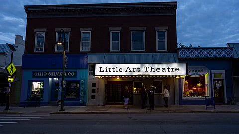 The Littel Art Theatre is seen after the 7 p.m. showing of Raising Arizona on Thursday, May