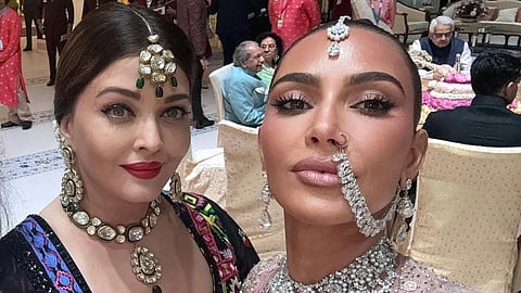 Aishwarya Rai and Kim Kardashian