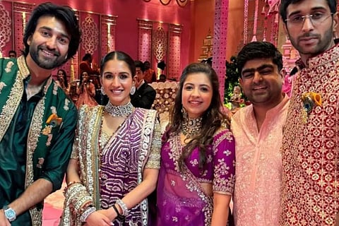 Here's a glimpse at Radhika Merchant's breathtaking outfit at 'dandiya' night