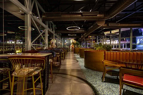 Interior of the eatery