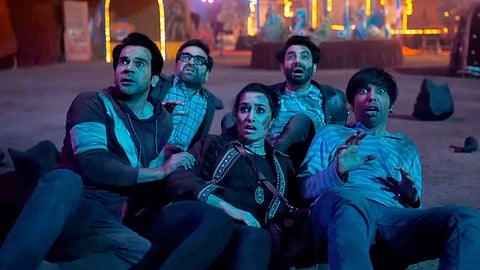 A scene from the film