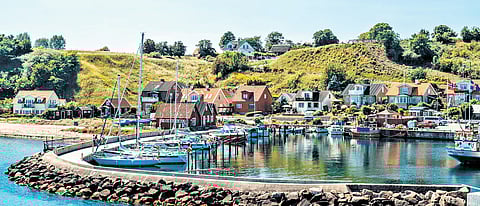 The Bäckviken harbour