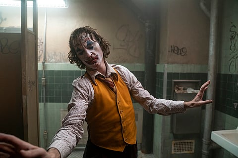 Joaquin Phoenix in a scene from 'Joker'