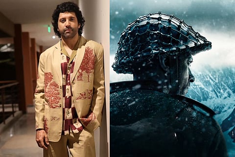 In Frame: Farhan Akhtar and his look in the poster of '120 Bahadur'
