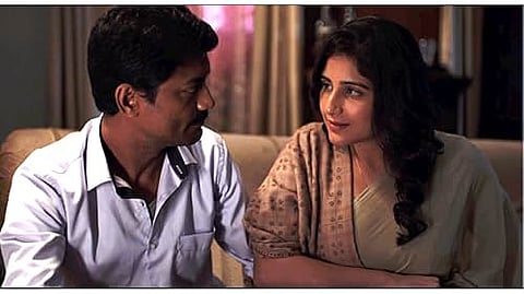 In Frame: Vikas Kumar (L) in a still from 'Uljhan/The Knot'