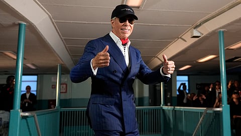 Tommy Hilfiger attends his Spring/Summer 2025 fashion show onboard a Staten Island Ferry as part of New York Fashion Week on Sept. 8, 2024, in New York
