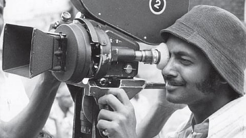 Young Girish Kasaravalli behind the camera