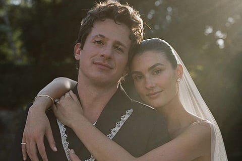 Charlie Puth marries childhood friend Brooke Sansone in California