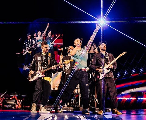 In Frame: Coldplay on stage