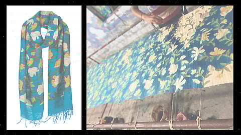 Almond Blossom scarf