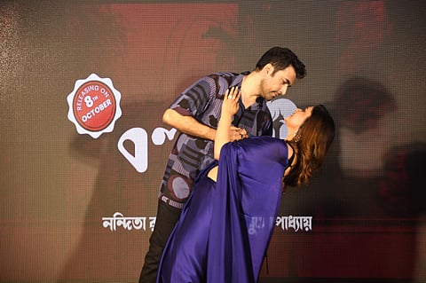 In Frame: Abir Chatterjee and Ritabhari Chakraborty at the launch of the song