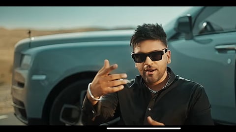 A still from the video