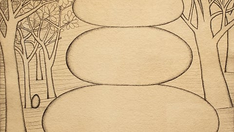 N.N. Rimzon | A Shrine Near the Trees | 2020