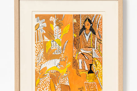 An artwork by Subramanyan