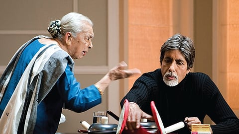 With Amitabh Bachchan in her last film Cheeni Kum