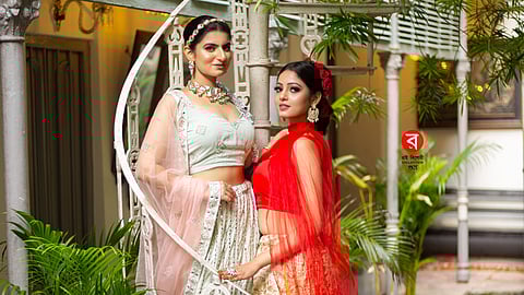 This Kolkata label's festive edit is inspired by Sanjay Leela Bansali's 'Heeramandi'