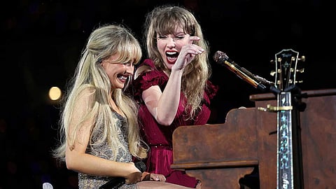 Sabrina Carpenter and Taylor Swift