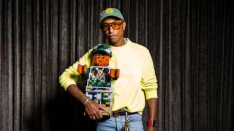 Pharrell Williams poses for a portrait to promote the film Piece by Piece