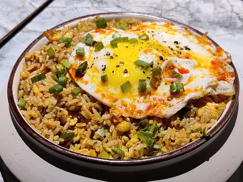 Avakaya egg fried rice