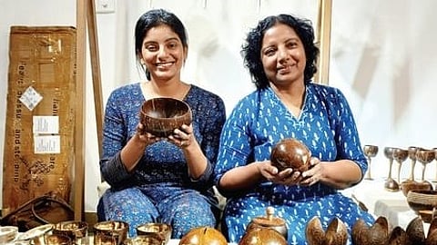 Maria Kuriakose with her mother