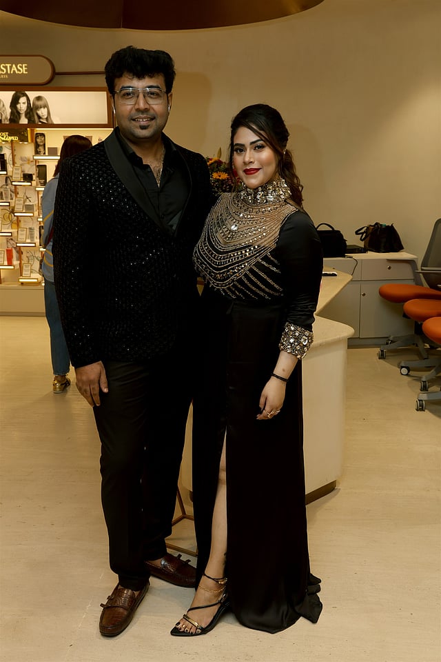 Srinivas and Nisha R Srinivas