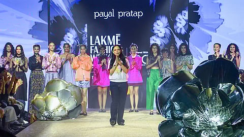 Payal Pratap on the runway