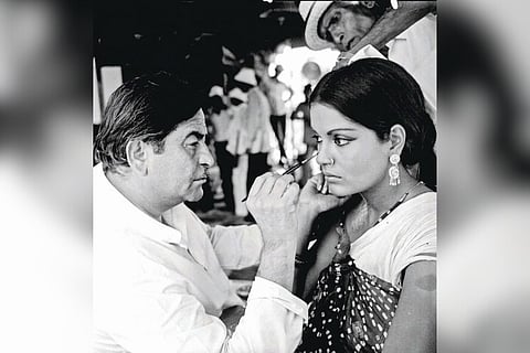 A glimpse shared by Zeenat Aman