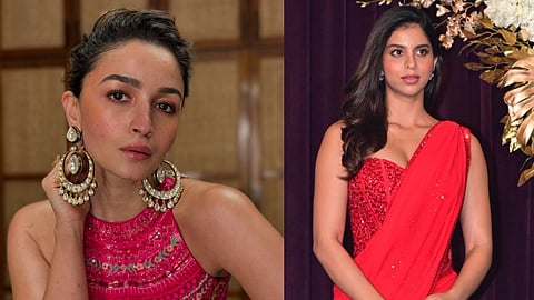 Alia Bhatt (L); Suhana Khan (R)